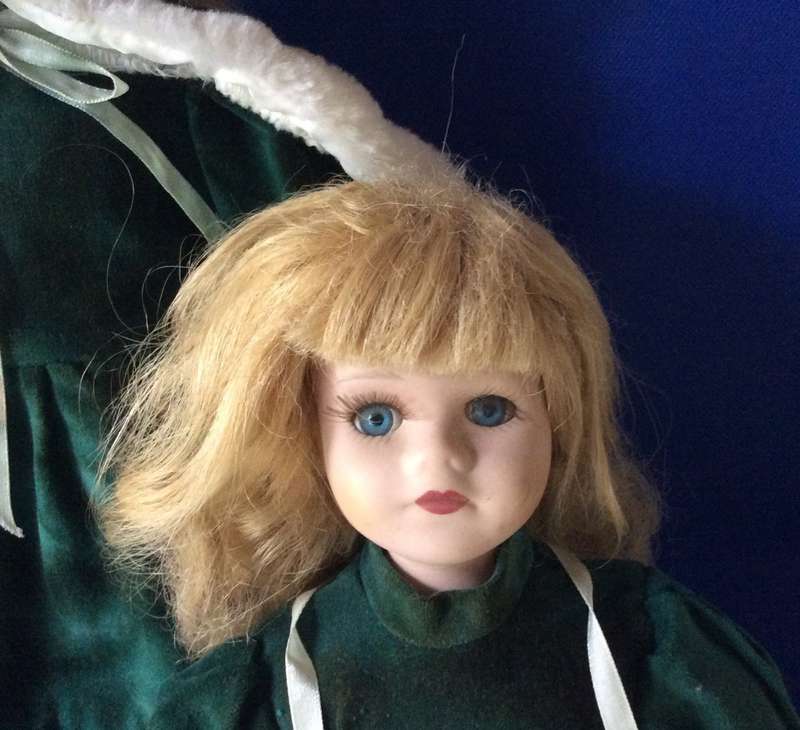 Pair of Vintage Porcelain Dolls