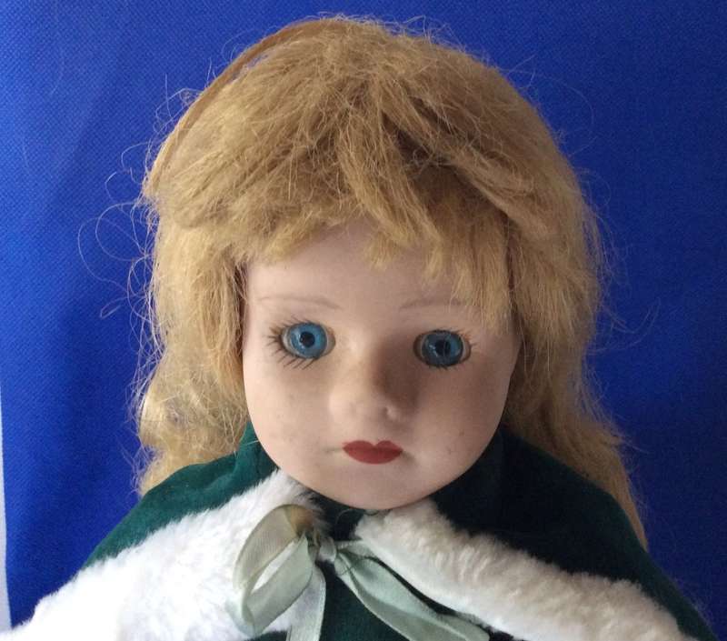 Pair of Vintage Porcelain Dolls