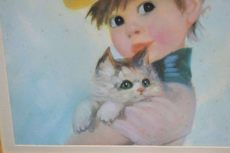 John Stevens Vintage Print Harriet Framed behind Glass