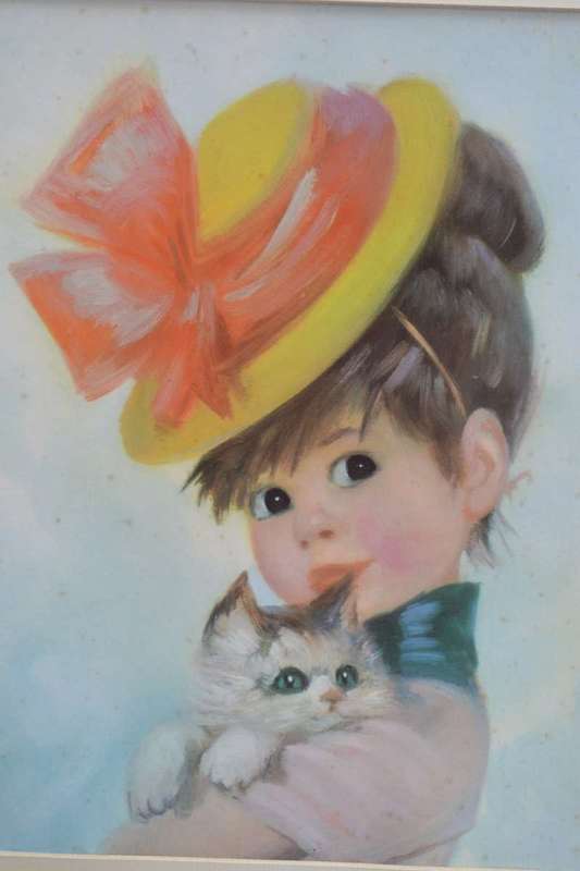 John Stevens Vintage Print Harriet Framed behind Glass