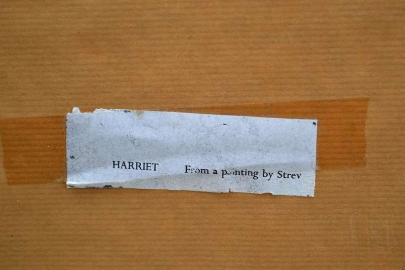 John Stevens Vintage Print Harriet Framed behind Glass