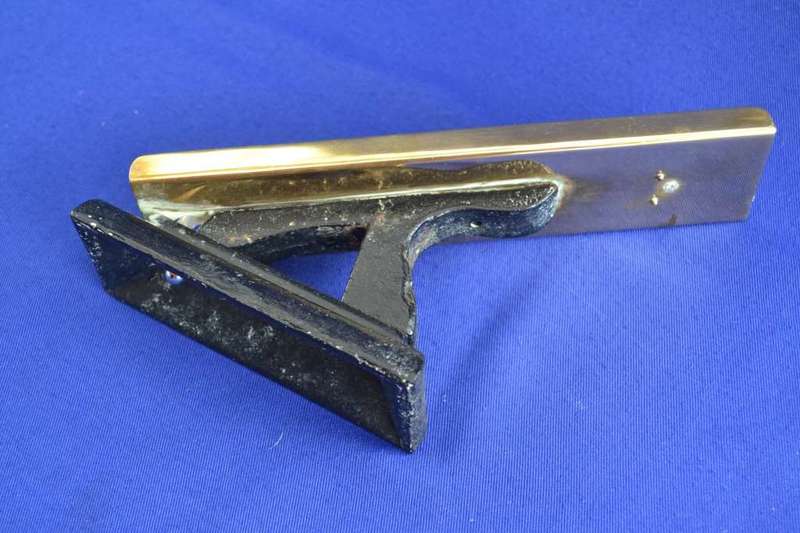 Vintage Brass Thermometer on Metal Stand