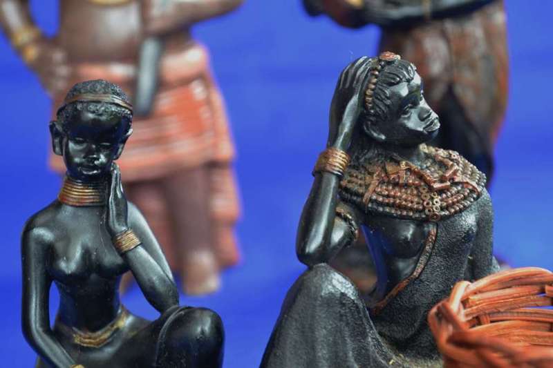 Selection of African Style Figurines - 4 Pieces