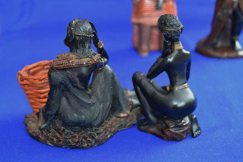 Selection of African Style Figurines - 4 Pieces