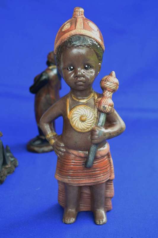 Selection of African Style Figurines - 4 Pieces