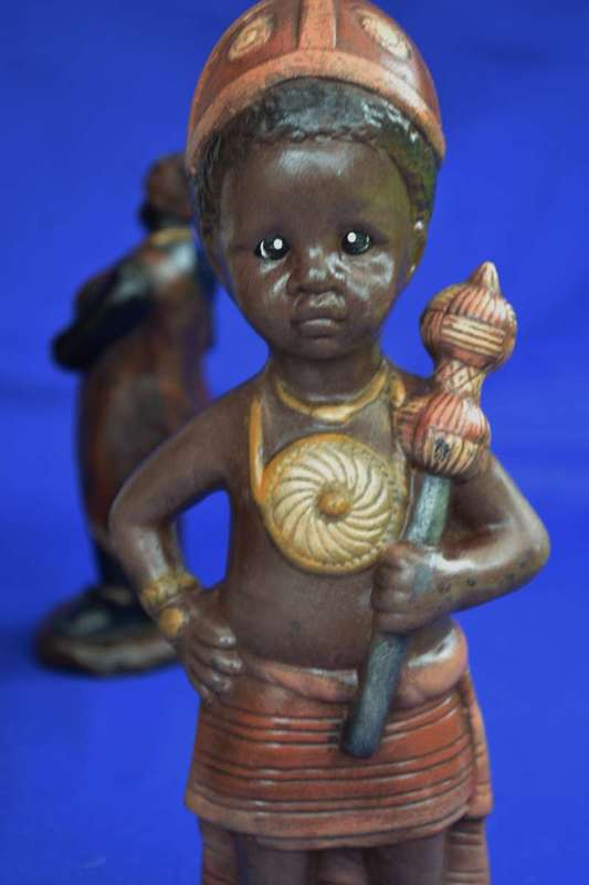 Selection of African Style Figurines - 4 Pieces