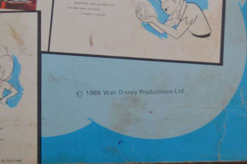 Various Vintage Vinyl Record  and Book Children`s stories -Disneyland