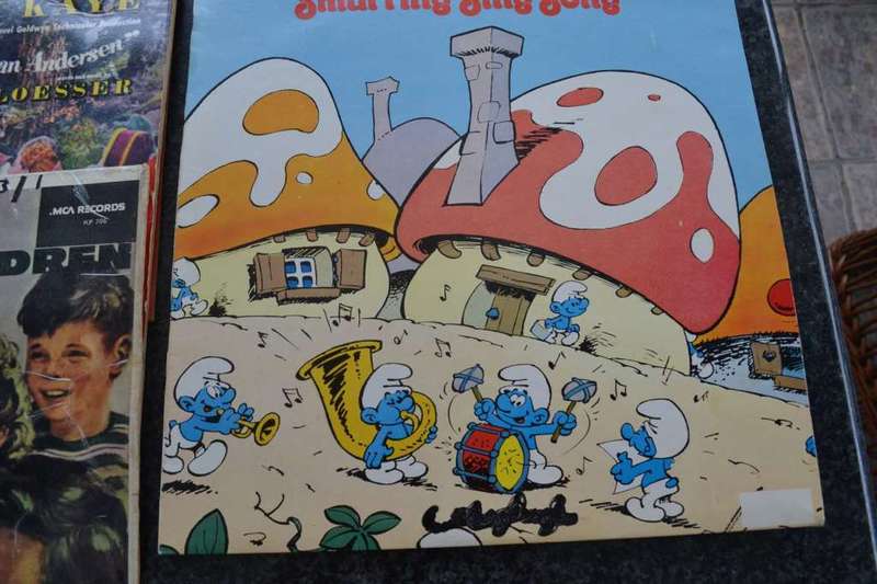 Assorted Vintage Children`s Vinyl Records