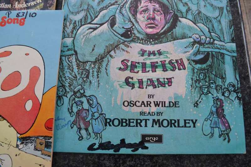Assorted Vintage Children`s Vinyl Records