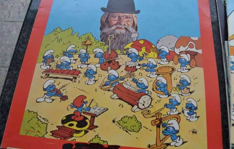 Assorted Vintage Children`s Vinyl Records