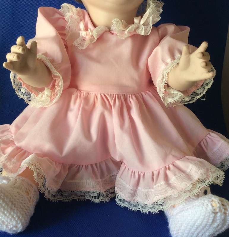 Vintage Full Porcelain Body Baby Doll - 1989