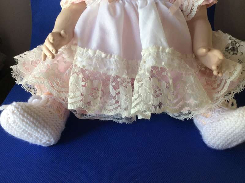Vintage Full Porcelain Body Baby Doll - 1989