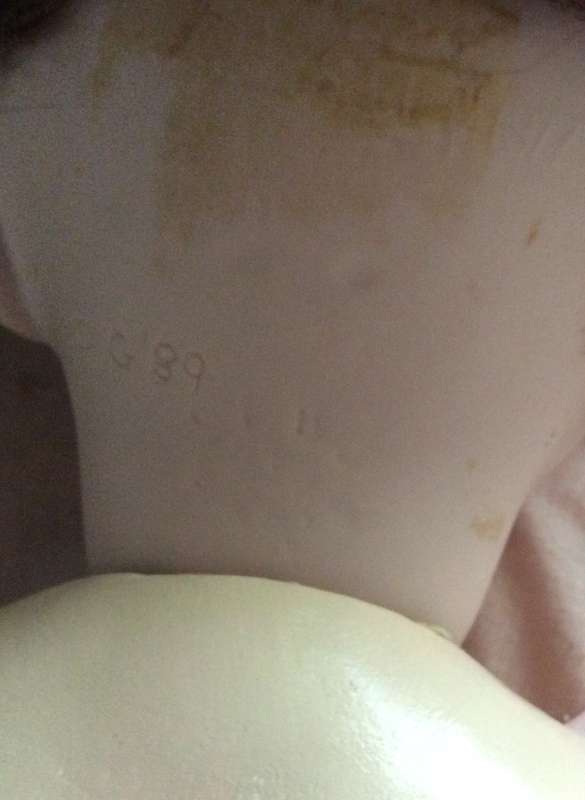 Vintage Full Porcelain Body Baby Doll - 1989