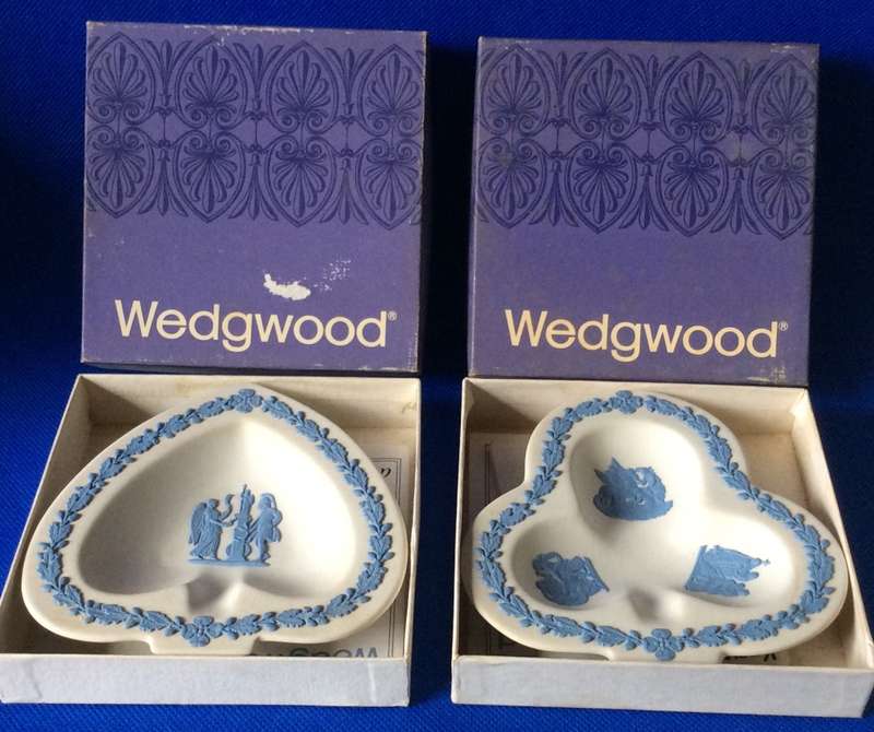 Wedgwood Jasperware  Card Suite Dishes - Boxed