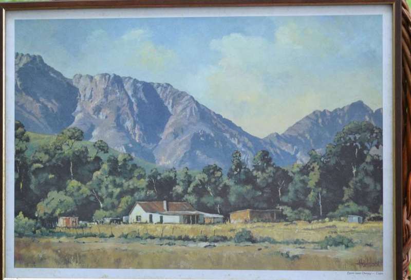 Framed Print `Farm near Denuy - Cape