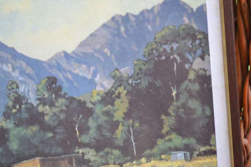 Framed Print `Farm near Denuy - Cape