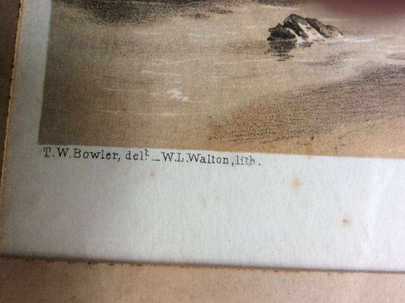 Historical Print - TW Bowler Simon`s Town