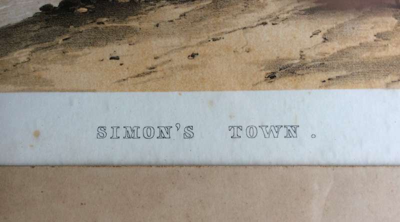 Historical Print - TW Bowler Simon`s Town