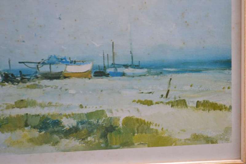 Wessel Marais Framed Prints Set of Two Boat People