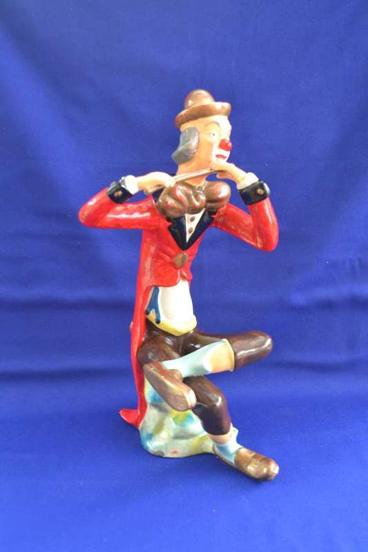 Large Vintage Porcelain clown