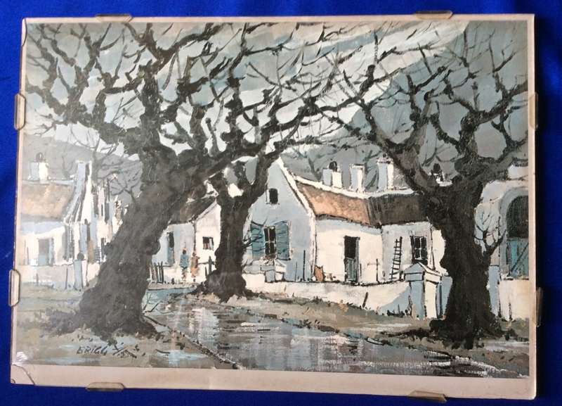 M. Brigg  Print Mounted Behind Glass