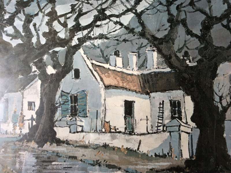M. Brigg  Print Mounted Behind Glass