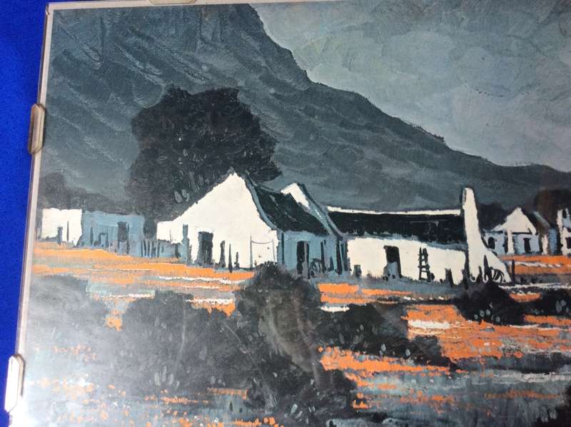 M. Brigg  Print Mounted Behind Glass