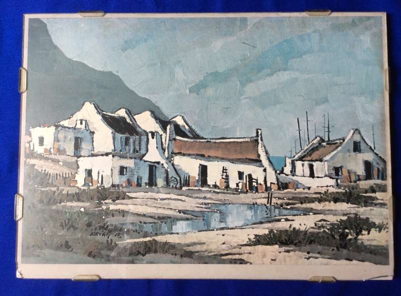 M. Brigg  Print Mounted Behind Glass