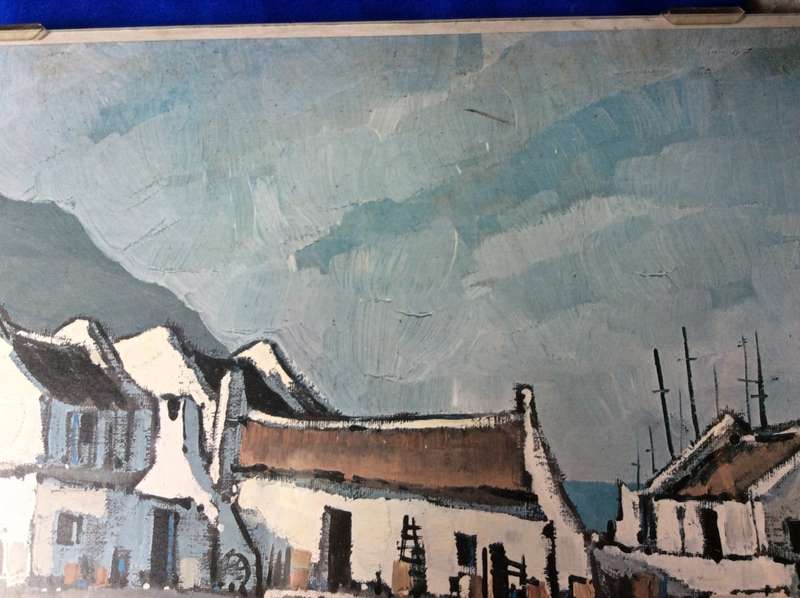 M. Brigg  Print Mounted Behind Glass