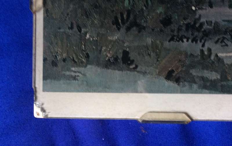 M. Brigg  Print Mounted Behind Glass