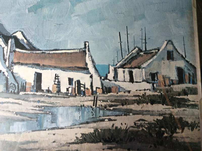 M. Brigg  Print Mounted Behind Glass