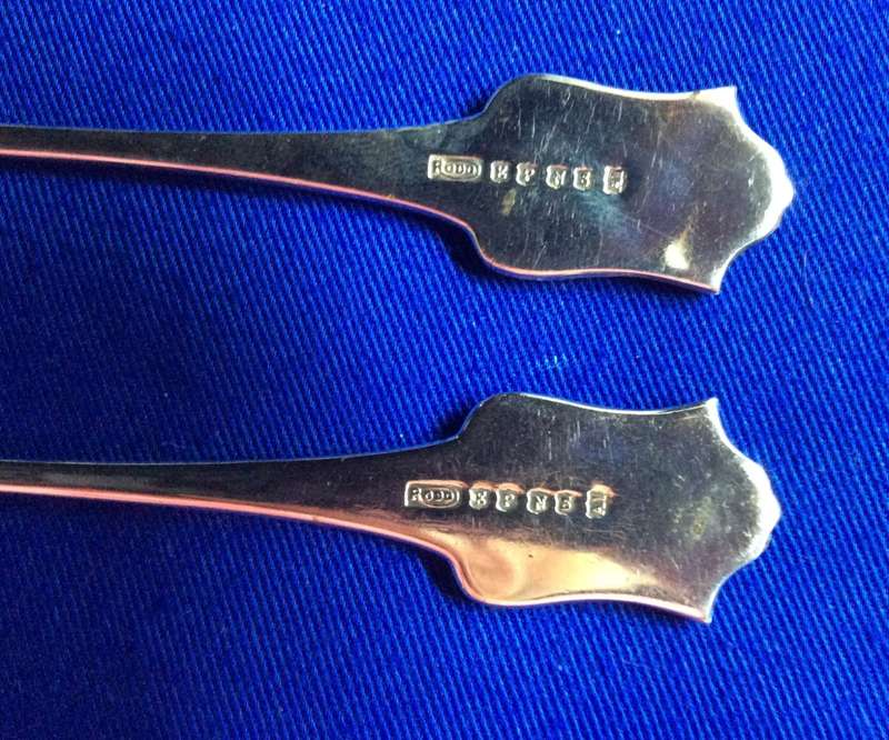 Collectible Spoons - Crossed Tennis Racket Emblem x 6