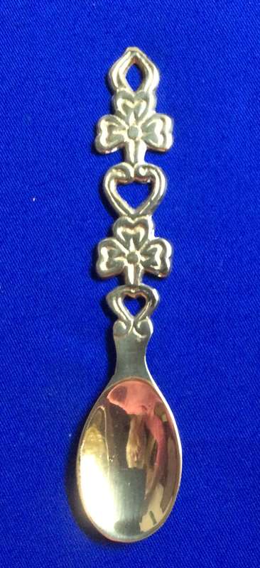 Irish Love Spoon - Shamrock - Boxed