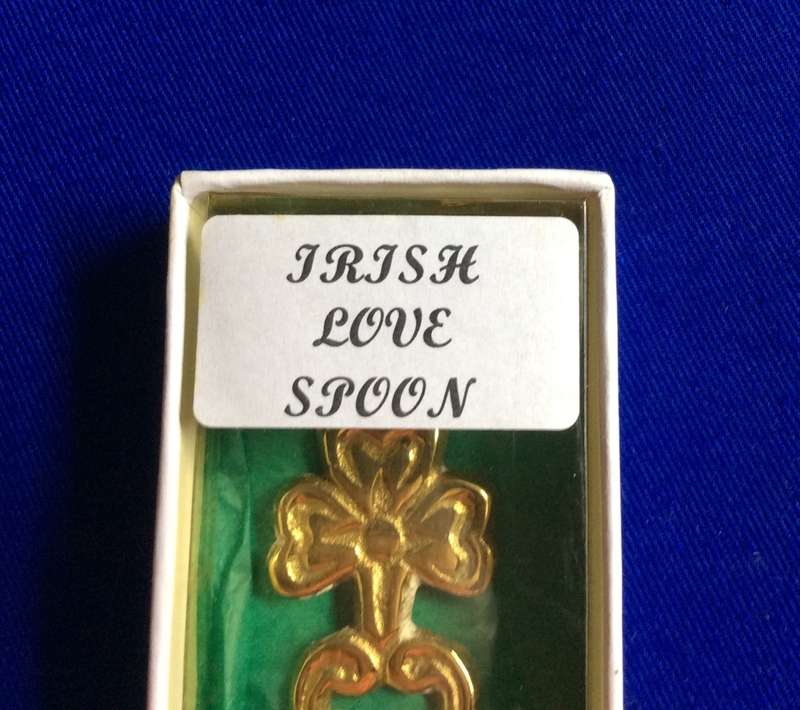 Irish Love Spoon - Shamrock - Boxed