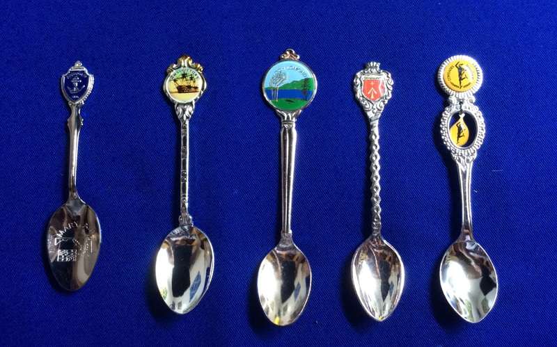 Assorted Collectible Spoons x 5