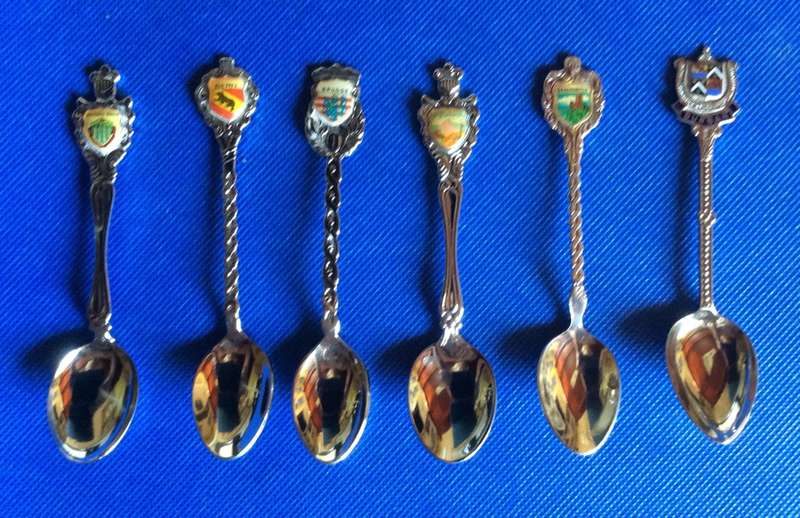 Assorted Collectible Spoons x 6