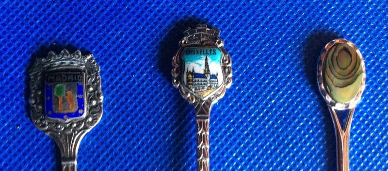 Small Assorted Collectible Spoons x 7