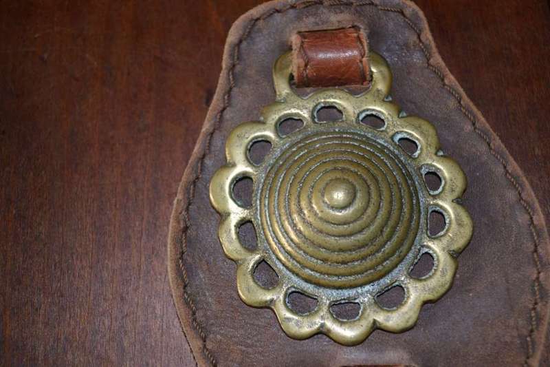 Assorted Vintage Horse Brasses on leather Straps