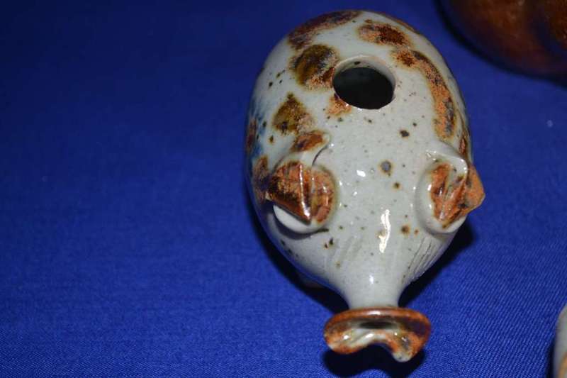 Ceramic Pig Ornaments x 4