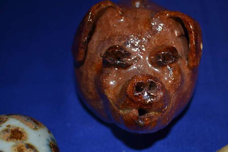 Ceramic Pig Ornaments x 4