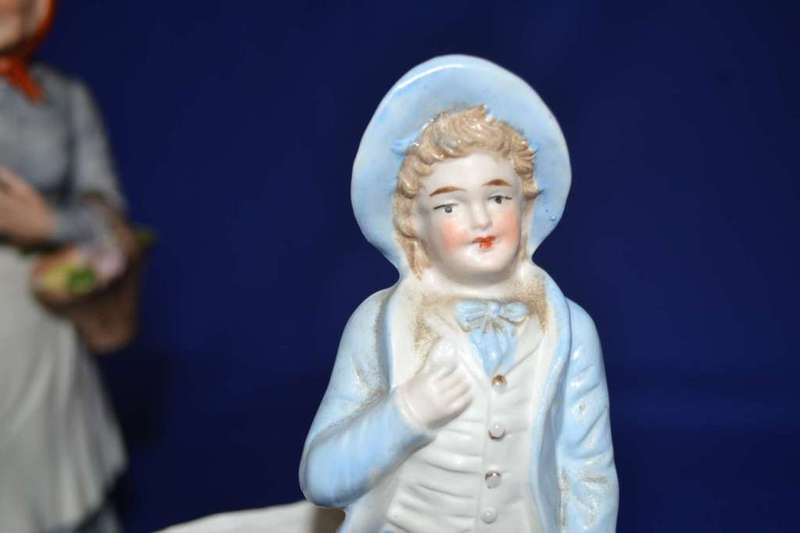 Assorted Vintage Bisque Porcelain Figurines x 3
