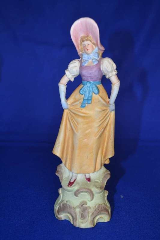 Vintage Bisque Porcelain Figurines x 2