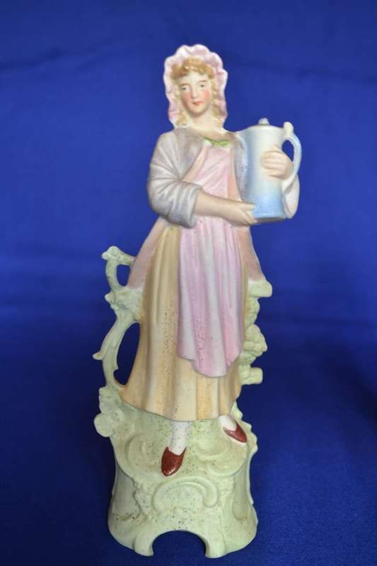 Vintage Bisque Porcelain Figurines x 2