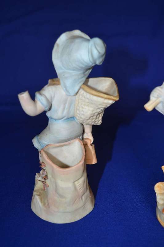 Vintage Bisque Porcelain Figures x 2