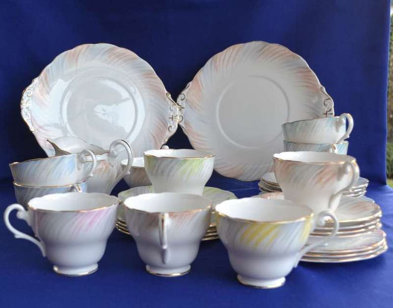 Royal Standard Fine Bone China Tea Set  33 Pieces