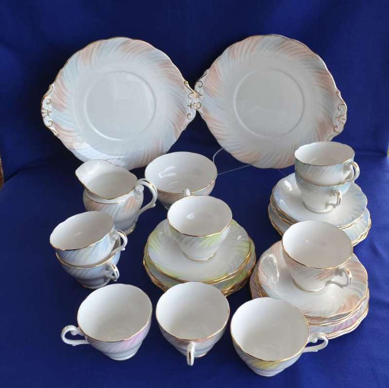 Royal Standard Fine Bone China Tea Set  33 Pieces