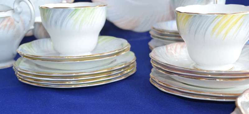 Royal Standard Fine Bone China Tea Set  33 Pieces