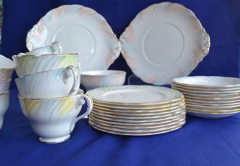 Royal Standard Fine Bone China Tea Set  33 Pieces