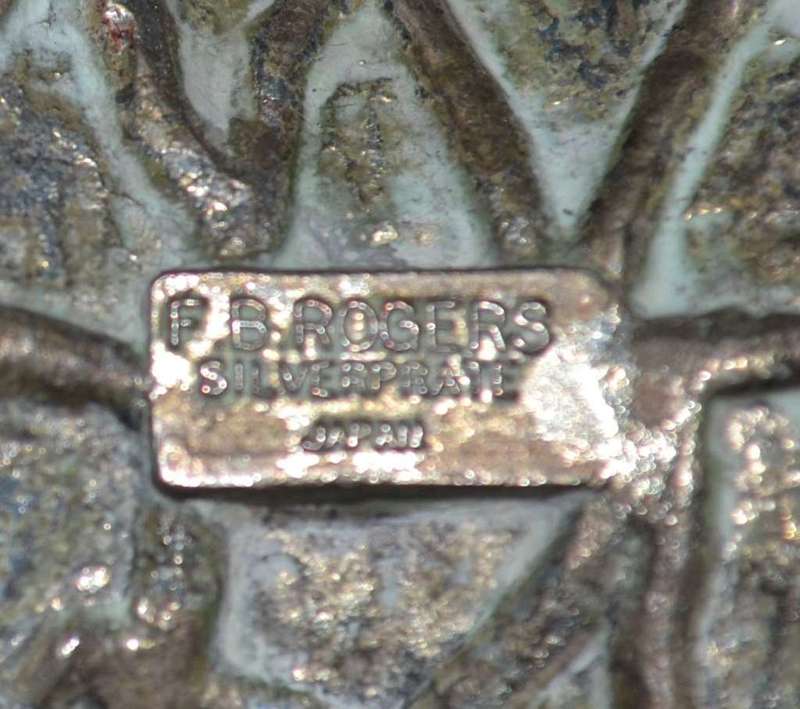 FB Rogers Vintage Silver Plated Peanut Dish