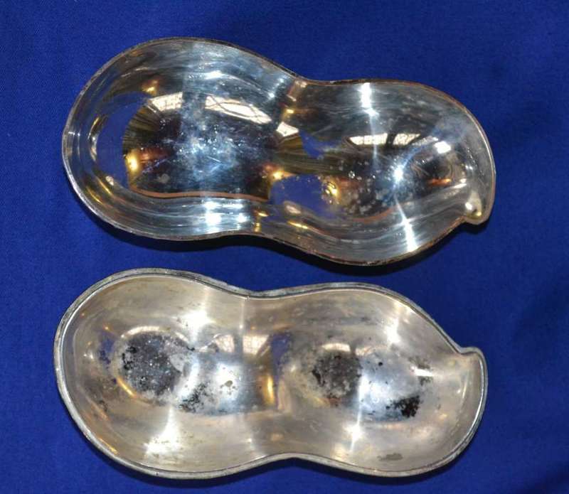 FB Rogers Vintage Silver Plated Peanut Dish
